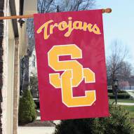 USC Trojans - SC NCAA Applique 2-Sided Banner Flag