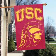 USC Trojans - Trojan Head NCAA Applique 2-Sided Banner Flag