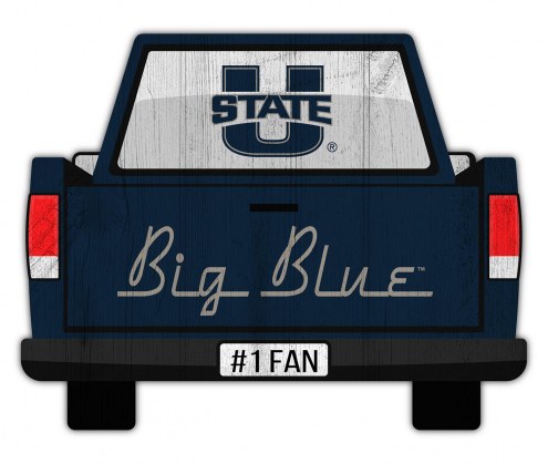 Utah State Aggies 12&quot; Truck Back Cutout Sign