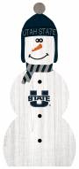Utah State Aggies 31" Snowman Leaner