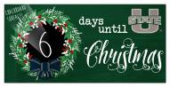Utah State Aggies 6" x 12" Chalk Christmas Countdown Sign