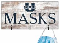 Utah State Aggies 6" x 12" Mask Holder