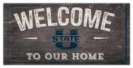 Utah State Aggies 6" x 12" Welcome Sign
