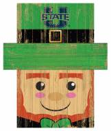 Utah State Aggies 6" x 5" Leprechaun Head