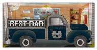 Utah State Aggies Best Dad Truck 6" x 12" Sign