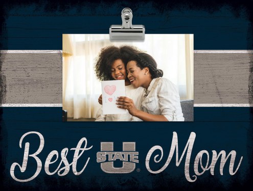 Utah State Aggies Best Mom Clip Frame