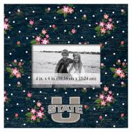 Utah State Aggies Floral 10" x 10" Picture Frame