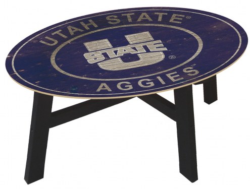 Utah State Aggies Heritage Logo Coffee Table