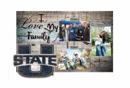 Utah State Aggies I Love My Family Clip Frame
