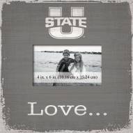 Utah State Aggies Love Picture Frame