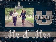 Utah State Aggies Mr. & Mrs. Clip Frame