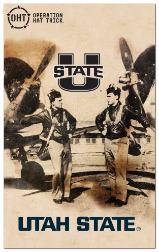 Utah State Aggies OHT Twin Pilots 11&quot; x 19&quot; Sign
