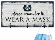 Utah State Aggies Please Wear Your Mask Sign