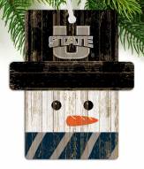 Utah State Aggies Snowman Ornament
