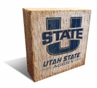 Utah State Aggies Team Logo Block