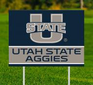 Utah State Aggies Team Name Yard Sign