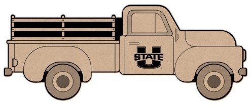 Utah State Aggies Truck Coloring Sign