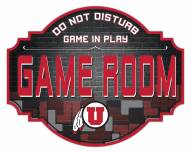 Utah Utes 12" Game Room Tavern Sign
