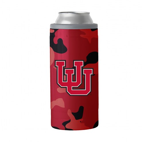 Utah Utes 12 oz. Camo Swagger Slim Can Coozie