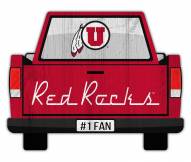 Utah Utes 12" Truck Back Cutout Sign