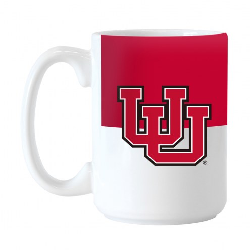 Utah Utes 15 oz. Colorblock Sublimated Mug