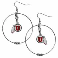 Utah Utes 2" Hoop Earrings