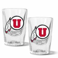 Utah Utes 2 oz. Prism Shot Glass Set