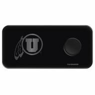 Utah Utes 3 in 1 Glass Wireless Charge Pad