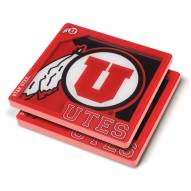 Utah Utes 3D Logo Series Coasters Set