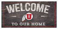 Utah Utes 6" x 12" Welcome Sign