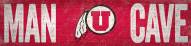 Utah Utes 6" x 24" Man Cave Sign