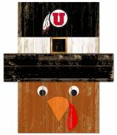 Utah Utes 6" x 5" Turkey Head