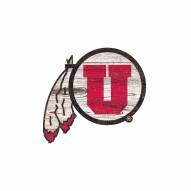 Utah Utes 8" Team Logo Cutout Sign