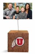 Utah Utes Block Spiral Photo Holder