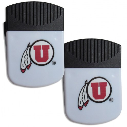 Utah Utes Chip Clip Magnet with Bottle Opener - 2 Pack