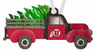 Utah Utes Christmas Truck Ornament