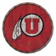Utah Utes Cracked Color 24" Barrel Top