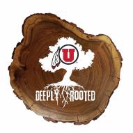 Utah Utes Deeply Rooted Wood Slab