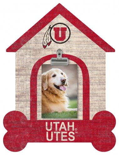 Utah Utes Dog Bone House Clip Frame