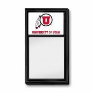 Utah Utes Dry Erase Note Board