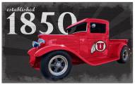 Utah Utes Established Truck 11" x 19" Sign