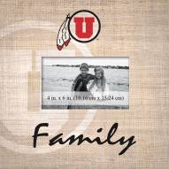 Utah Utes Family Picture Frame