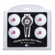 Utah Utes Golf Ball Gift Set