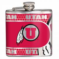 Utah Utes Hi-Def Stainless Steel Flask