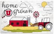 Utah Utes Home Grown 11" x 19" Sign