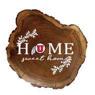Utah Utes Home Sweet Home Wood Slab