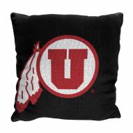 Utah Utes Invert Woven Pillow