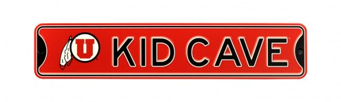 Utah Utes Kid Cave Street Sign