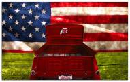 Utah Utes Patriotic Retro Truck 11" x 19" Sign