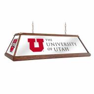 Utah Utes Premium Wood Pool Table Light
